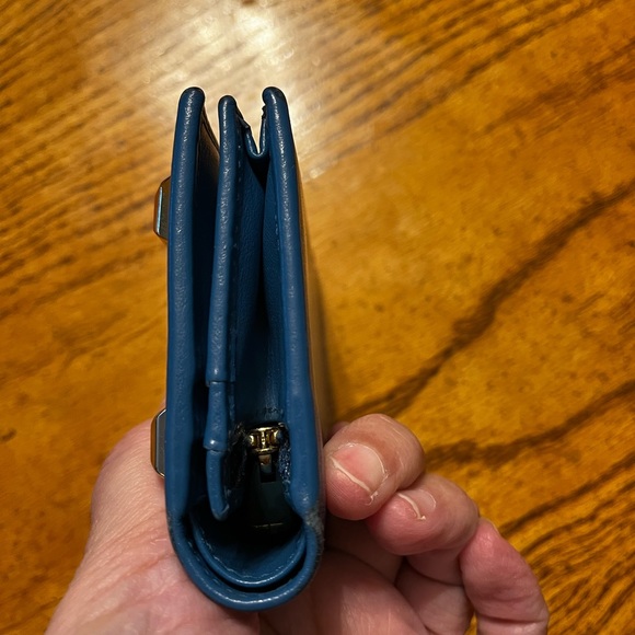 Salvador Ferragamo Small blue excellent wallet - Picture 11 of 13